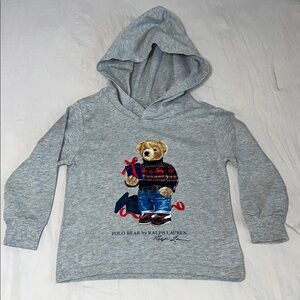 Ralph‎ Lauren Gray Sweatshirt with Bear Design